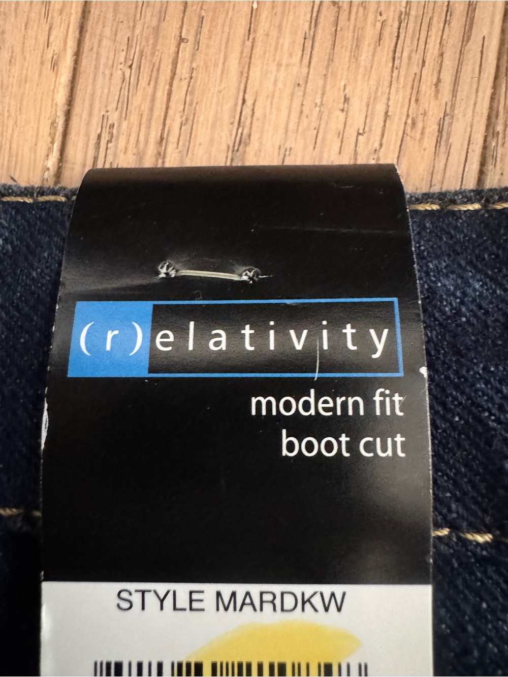 NWT Relativity Modern Fit Boot Cut Jeans Women's Size 18 Average Dark Wash Denim - Picture 8 of 10